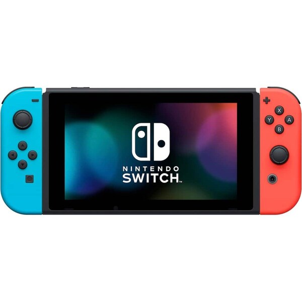 Nintendo Switch Neon Bundle With Accessories and Luigi's Mansion 2